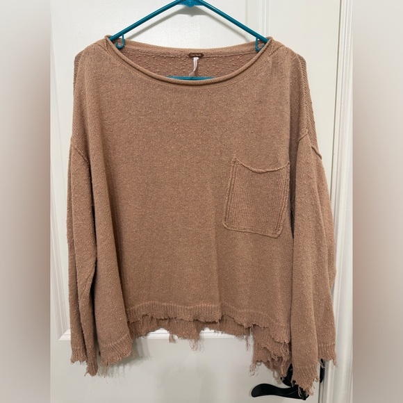 Free People Sweaters - Free People Tan Knit Sweater